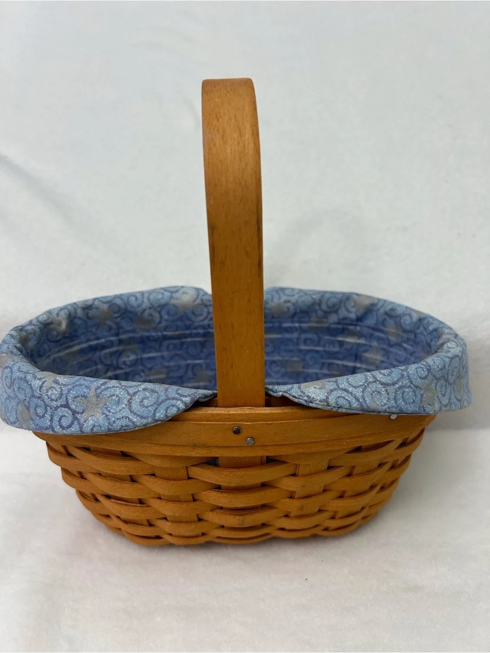 Longaberger 2000 Century Celebration Cheers Basket with Blue Liner